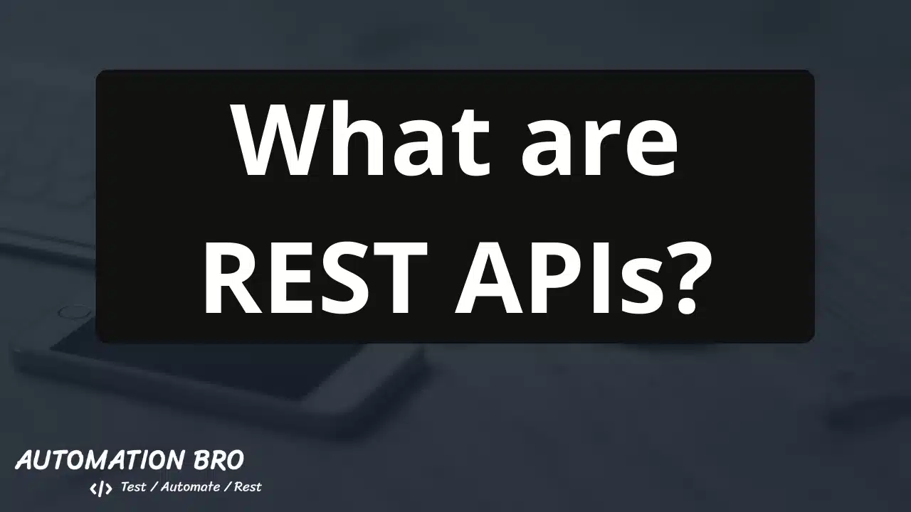 What are REST APIs?